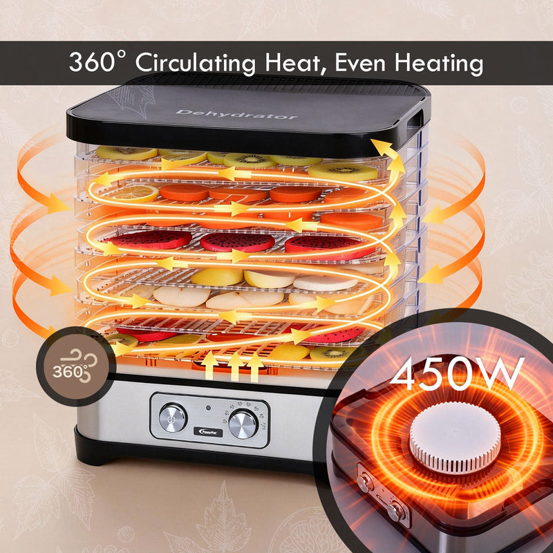 PowerPac 5-Tier Food Dehydrator PPT508