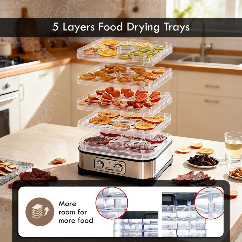 PowerPac 5-Tier Food Dehydrator PPT508
