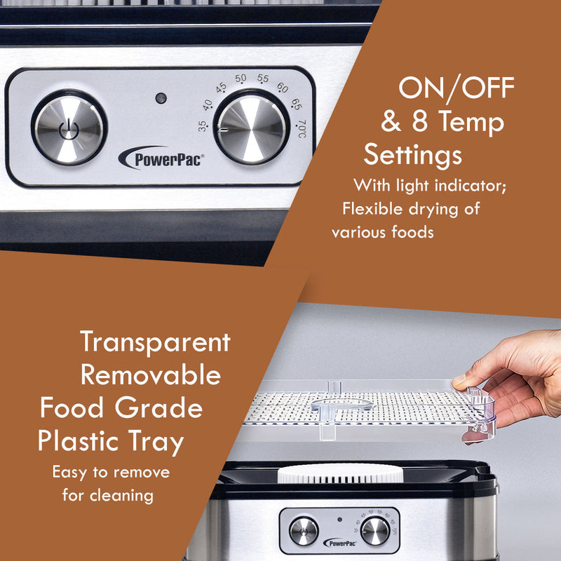 PowerPac 5-Tier Food Dehydrator PPT508