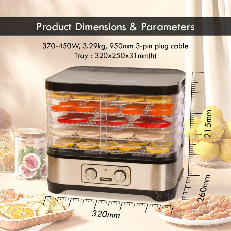 PowerPac 5-Tier Food Dehydrator PPT508