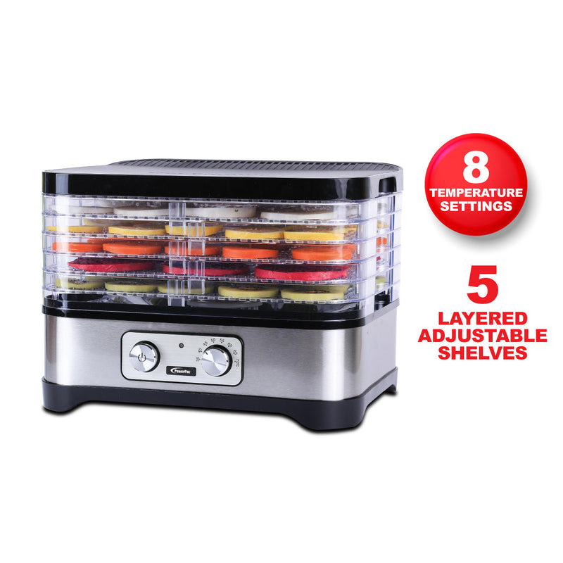 PowerPac 5-Tier Food Dehydrator PPT508