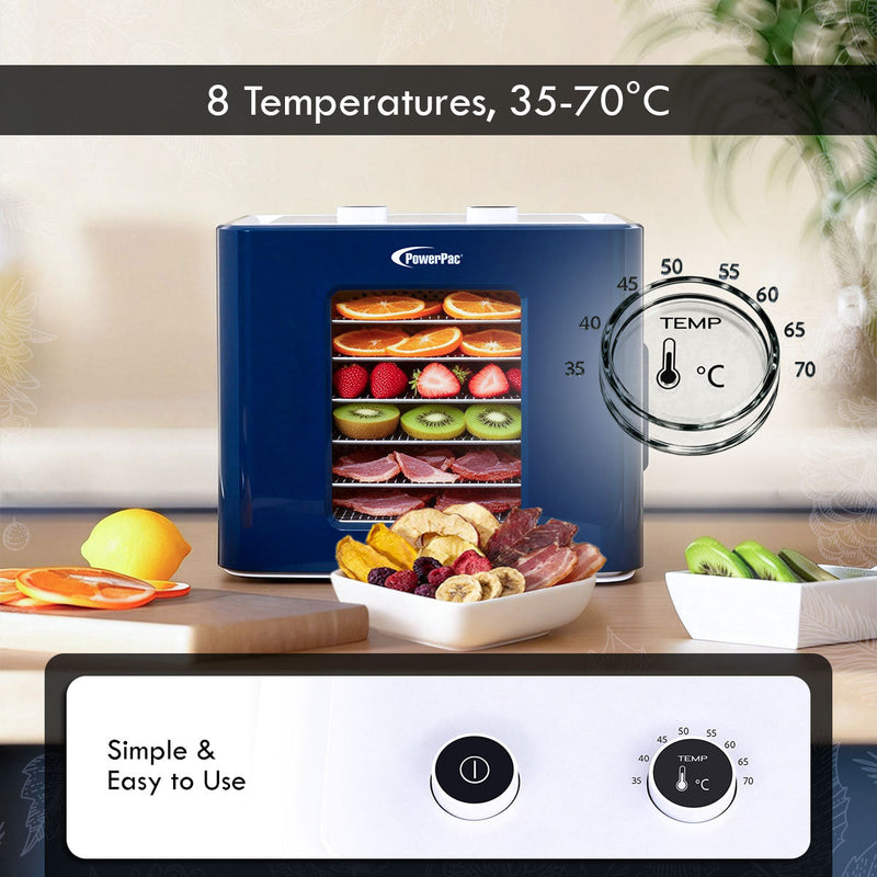 PowerPac 6-Tier Food Dehydrator PPT512