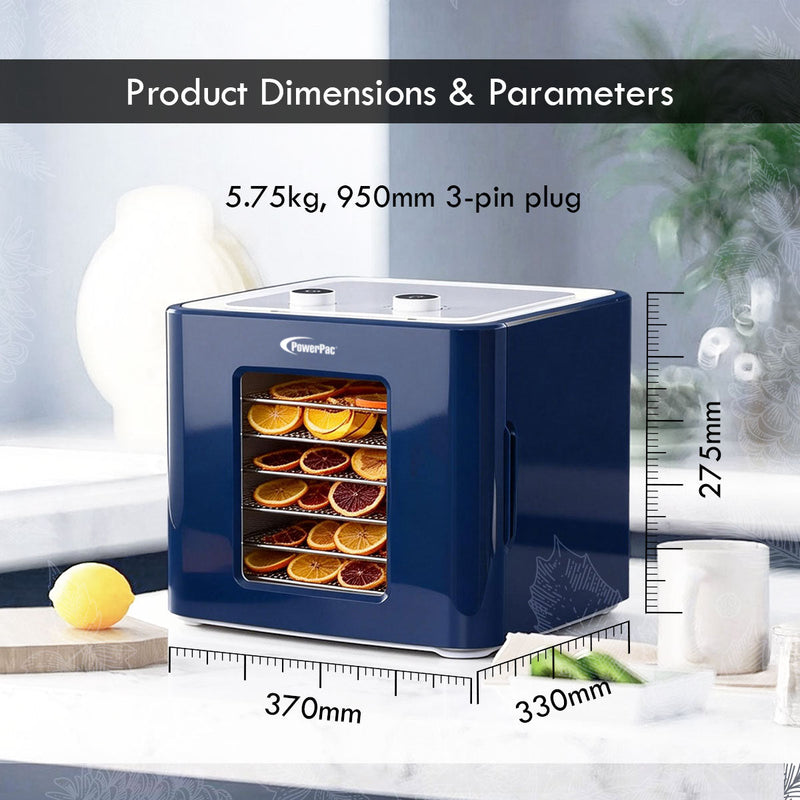 PowerPac 6-Tier Food Dehydrator PPT512