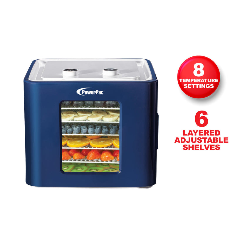 PowerPac 6-Tier Food Dehydrator PPT512