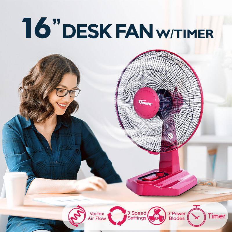 PowerPac 16" Desk Fan PPTF16