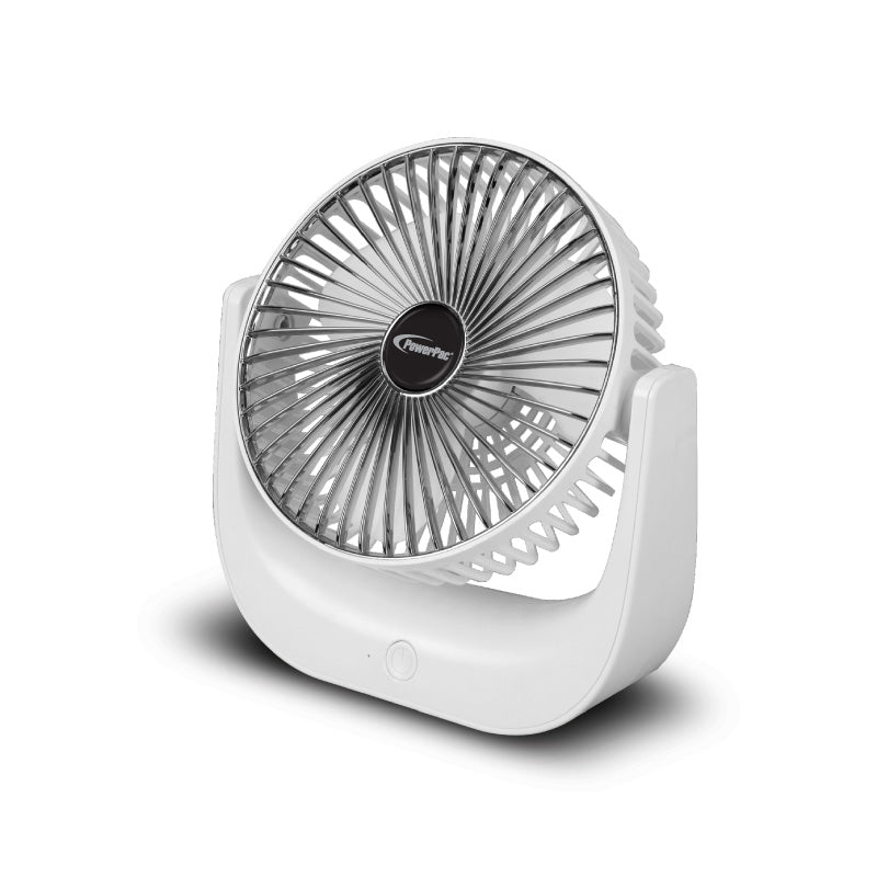 PowerPac 6-Inch Portable USB Table Fan PPUF225