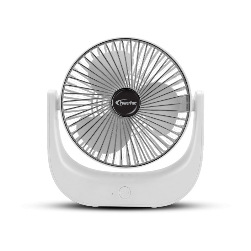 PowerPac 6-Inch Portable USB Table Fan PPUF225