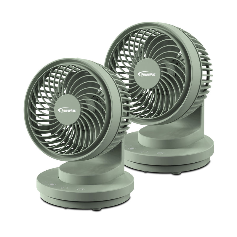PowerPac 6" USB Table Fan PPUF237