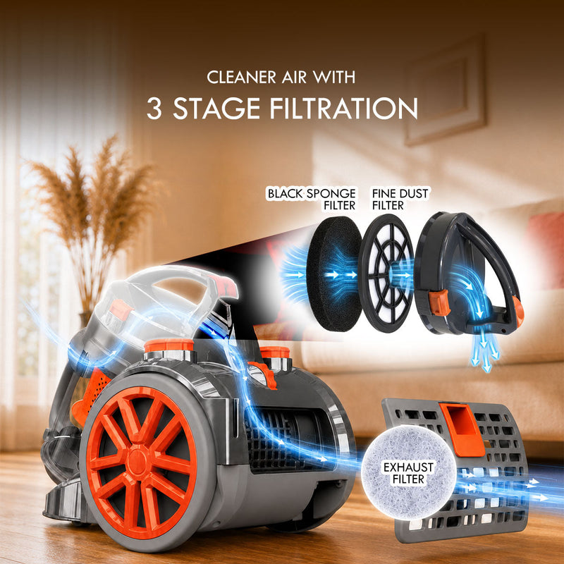 PowerPac Bagless Cyclone Vacuum Cleaner PPV1222