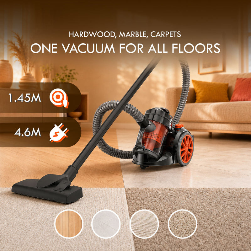PowerPac Bagless Cyclone Vacuum Cleaner PPV1222