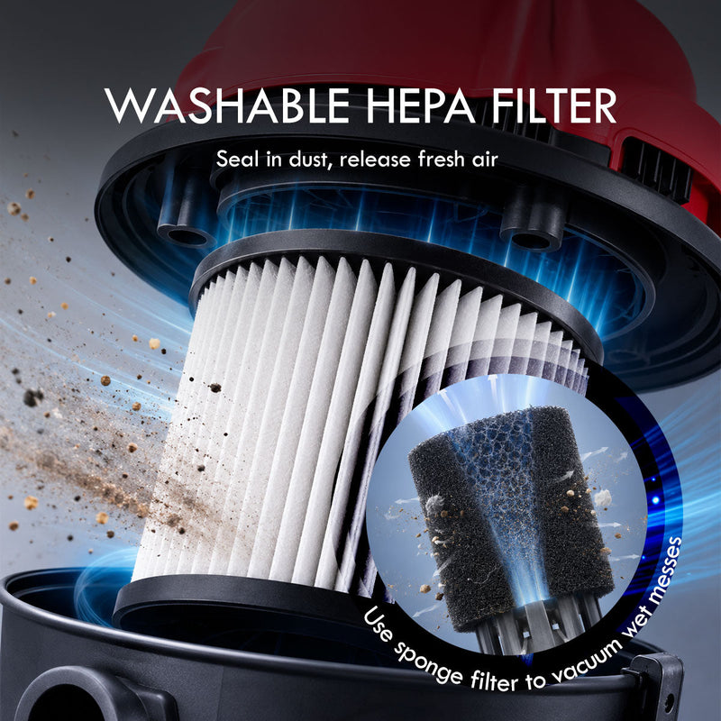 PowerPac 12L Wet & Dry Vacuum Cleaner PPV1300