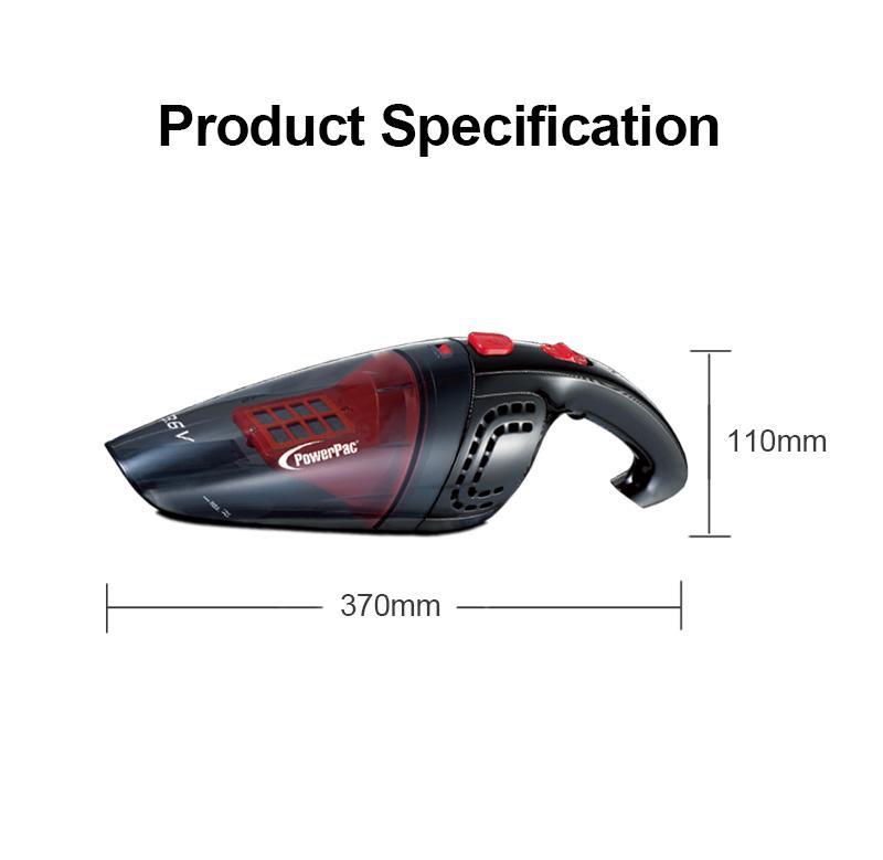 PowerPac Wet & Dry Handheld Vacuum Cleaner PPV602