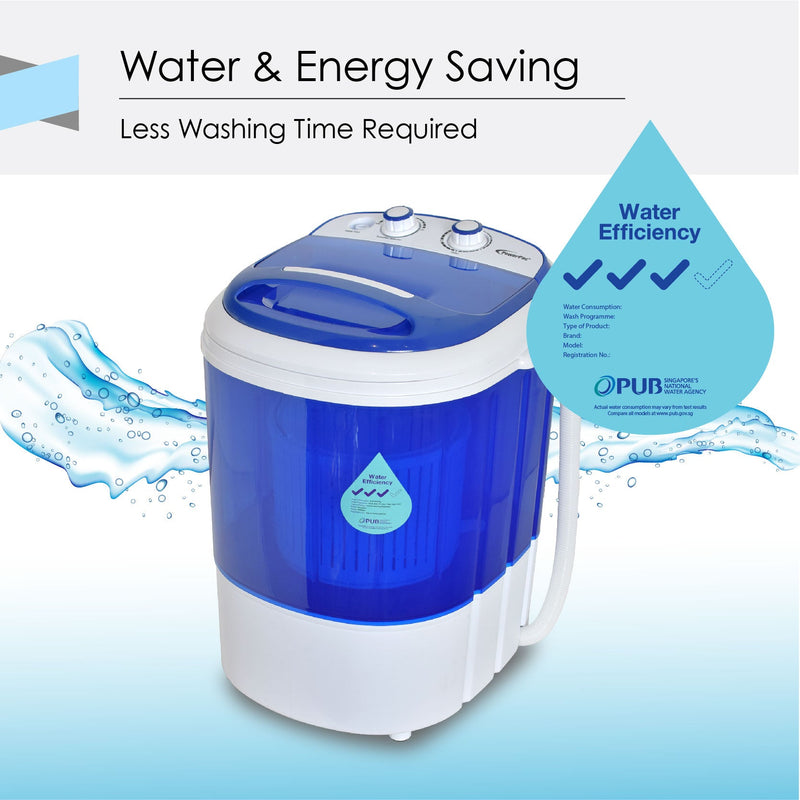 PowerPac 1.5kg 2-in-1 Mini Washing Machine PPW820
