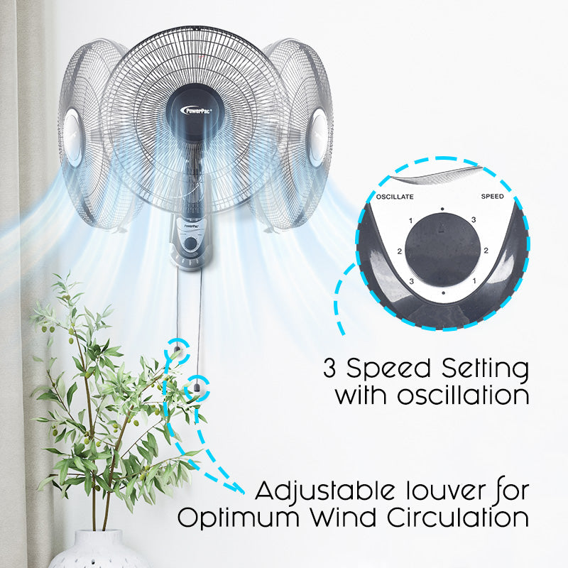 PowerPac 16" Wall Fan PPWF40