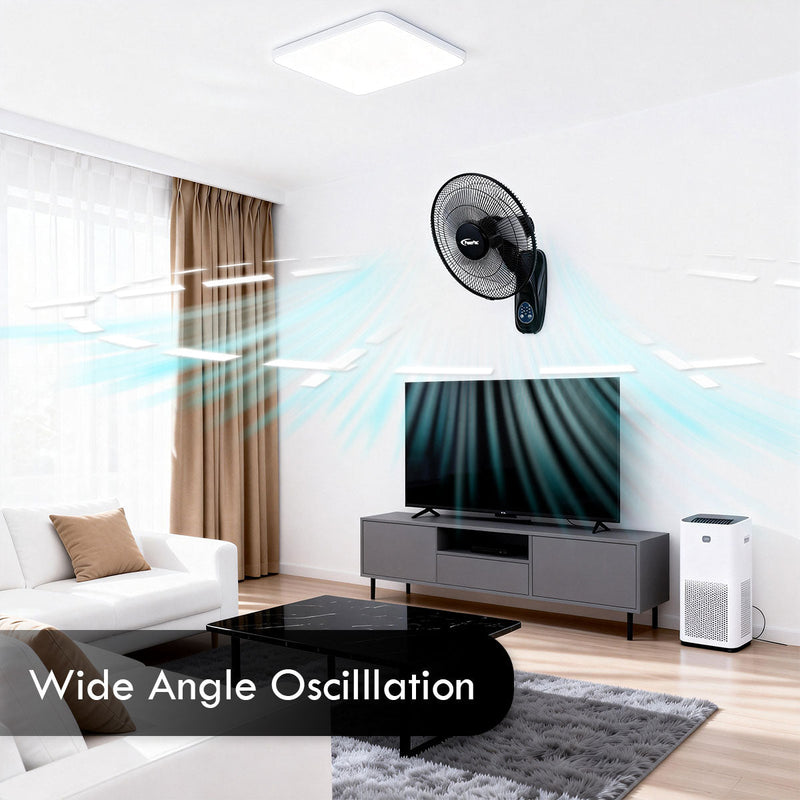 PowerPac 40cm Wall Fan with Remote PPWF40R