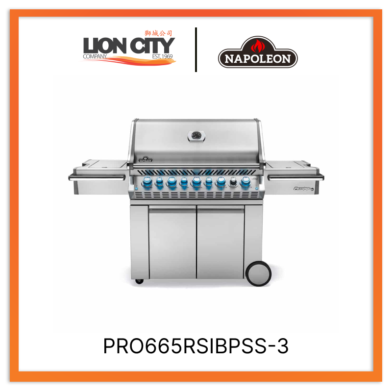 Napoleon PRO665RSIBPSS-3 Prestige Pro 665rsib Stainless Steel