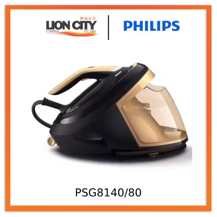 Philips PSG8140/80 Perfect Care 8000 Series Steam Iron Station - Black/Copper