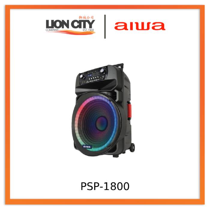 AIWA PSP-1800 Bluetooth Party Speaker