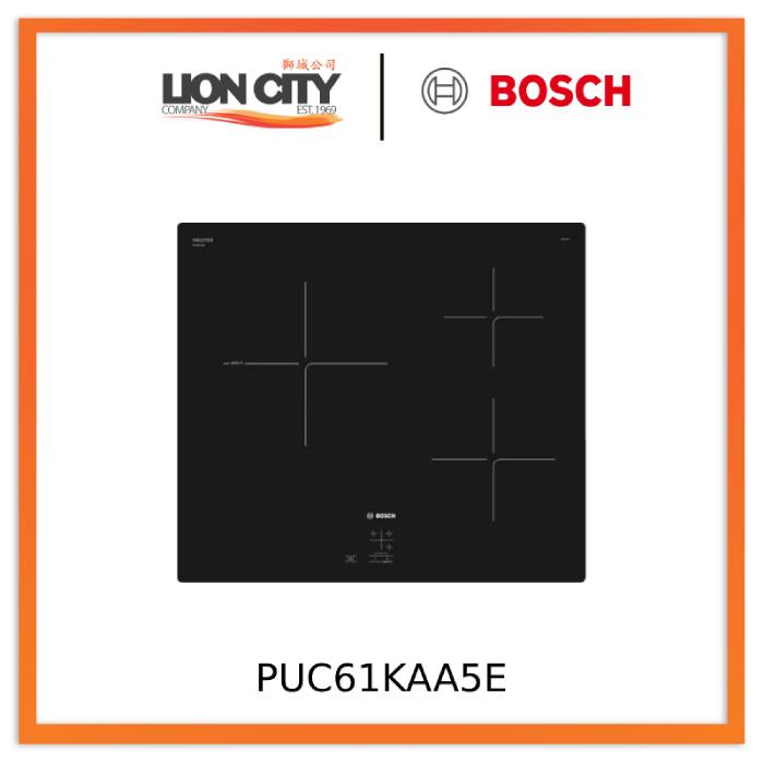Bosch PUC61KAA5E Series 2 Induction hob 60 cm Black, Surface mount without frame