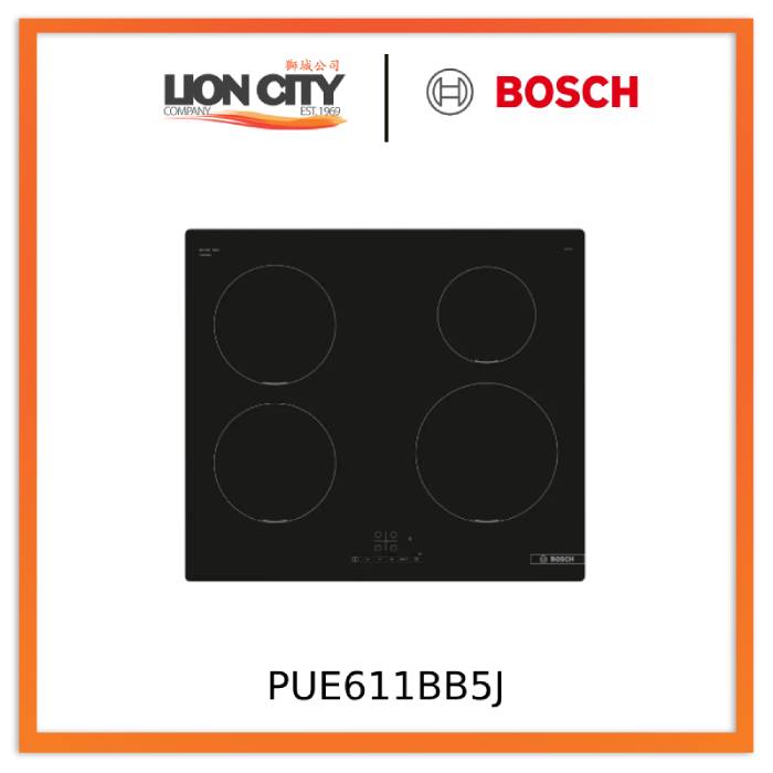 Bosch PUE611BB5J Series 4 Induction hob 60 cm