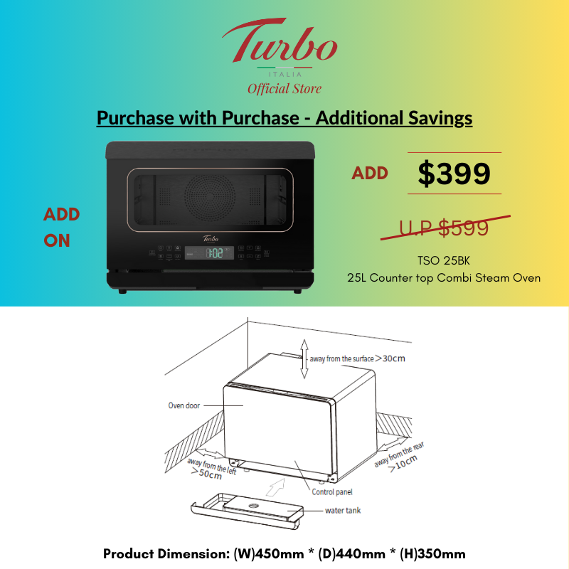 Turbo Italia TIA800B-BK Induction Hob + TM65-902 Cooker Hood Bundle