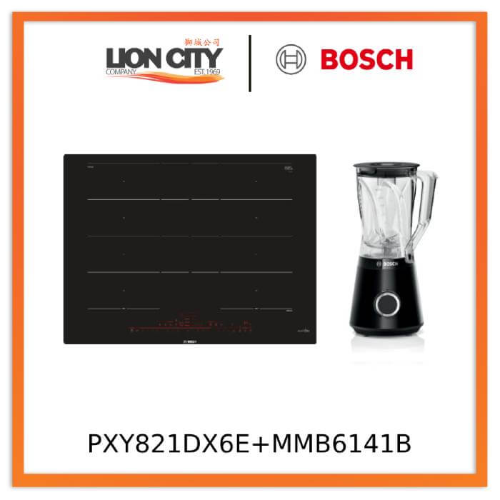 Bosch PXY821DX6E Series 8 Induction hob 80 cm Black + MMB6141B Blender VitaPower Serie | 4 1200 W Black