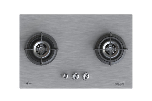Turbo Incanto T772GV-MS 77cm 2-Burner Built-in Glass Hob
