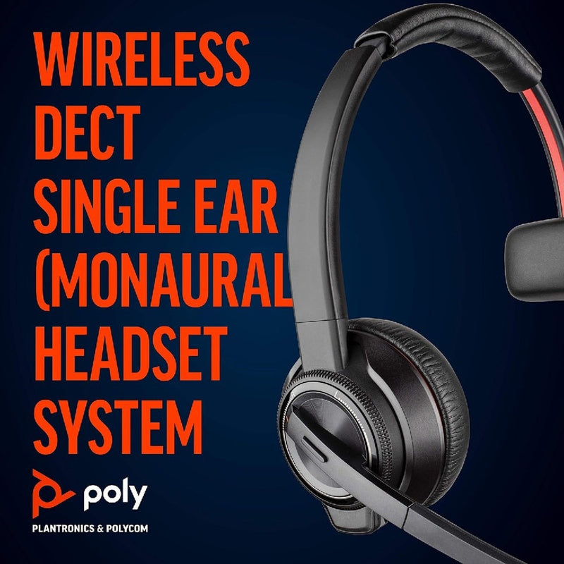 HP Poly Savi 8210 UC Office Mono DECT Headset