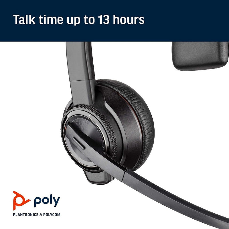 Poly Savi 8210 UC Office Mono Wireless DECT Headset