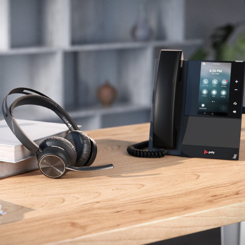HP Poly Voyager Focus 2 MS Wireless ANC Headset with Stand