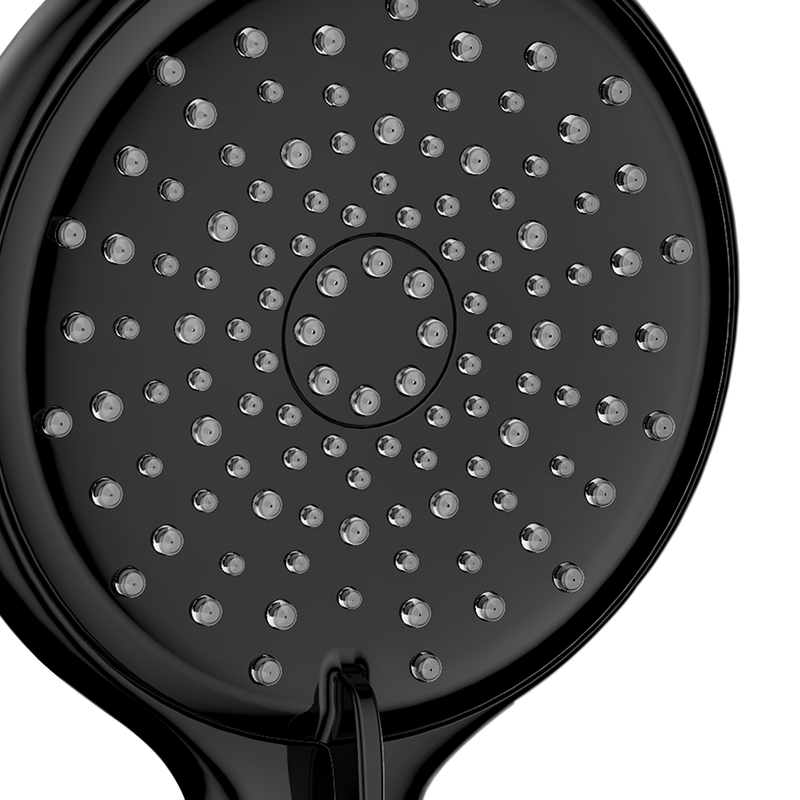 Rubine RSH-PULIZ-810-BK Shower Set Matte Black