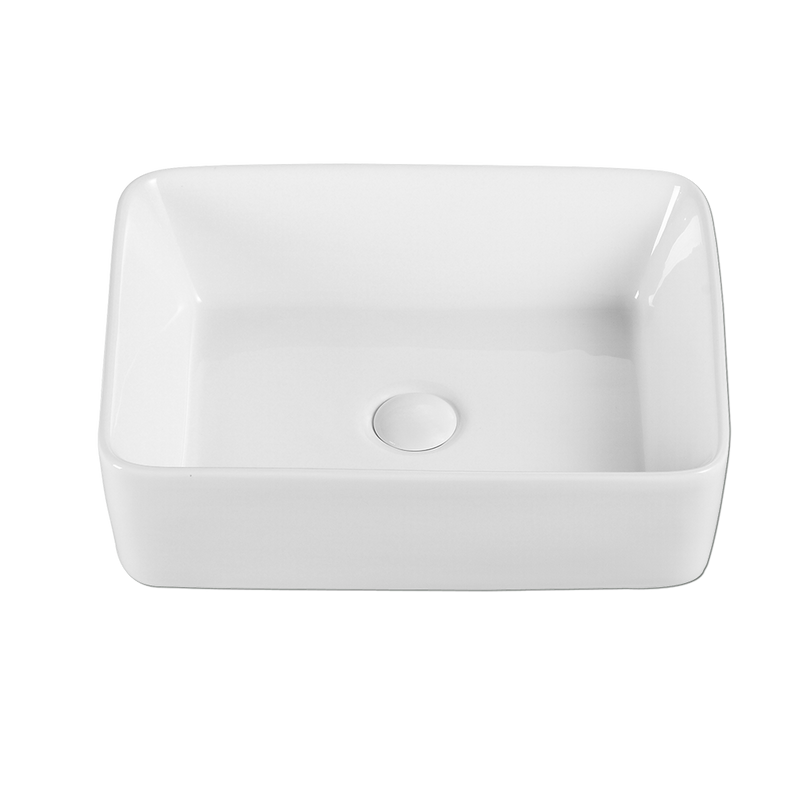 Rubine QTRO 48 Ceramic Basin Gloss White