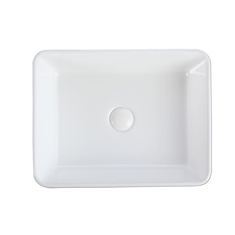 Rubine QTRO 48 Ceramic Basin Gloss White