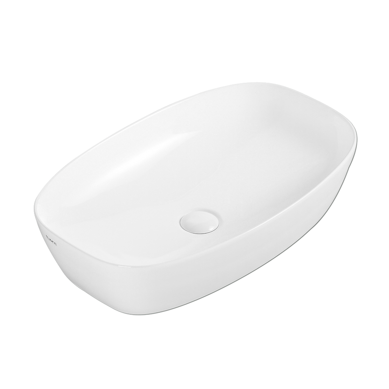 Rubine QTRO 60 Ceramic Basin Gloss White
