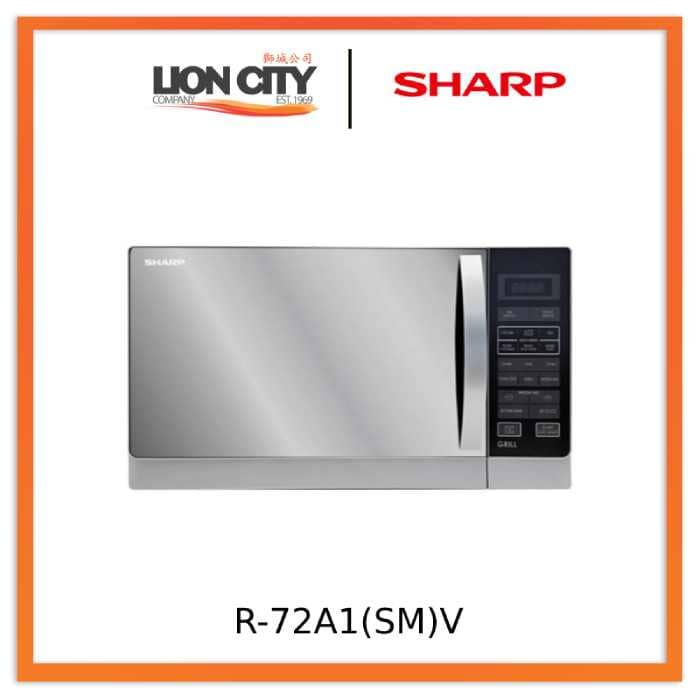 Sharp R-72A1(SM)V 25L Compact Grill Microwave