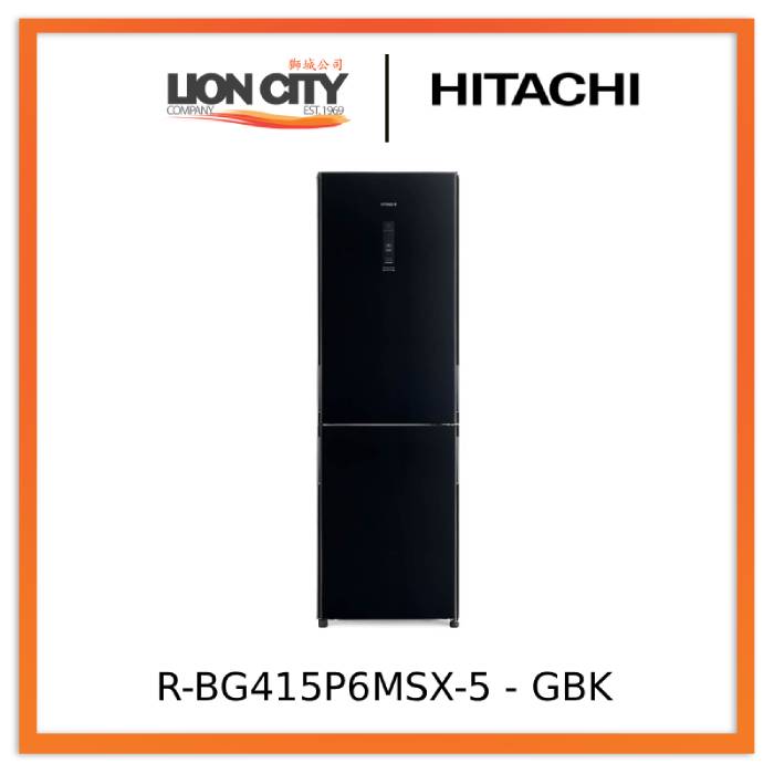 Hitachi R-BG415P6MSX-5 - GBK / XGR 330L 2 Door  Bottom Freezer