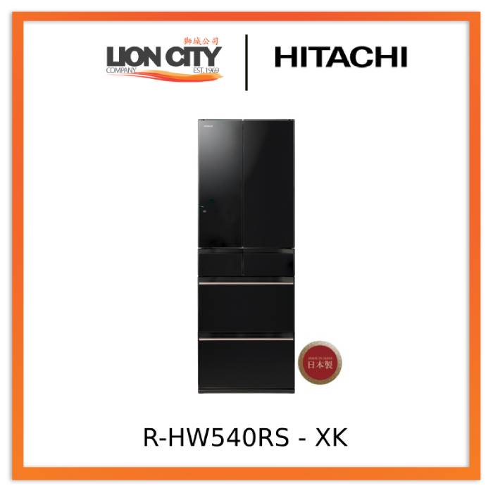 Hitachi R-HW540RS - XK / XW / XN 416l Multi-door Fridge