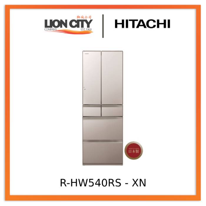 Hitachi R-HW540RS - XK / XW / XN 416l Multi-door Fridge