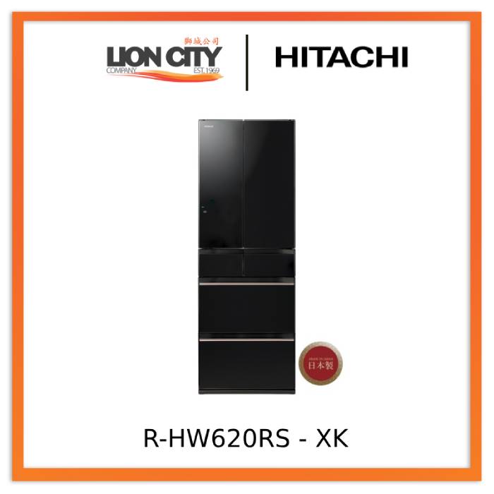 Hitachi R-HW620RS-X/XK/XW 416l Multi-door Fridge