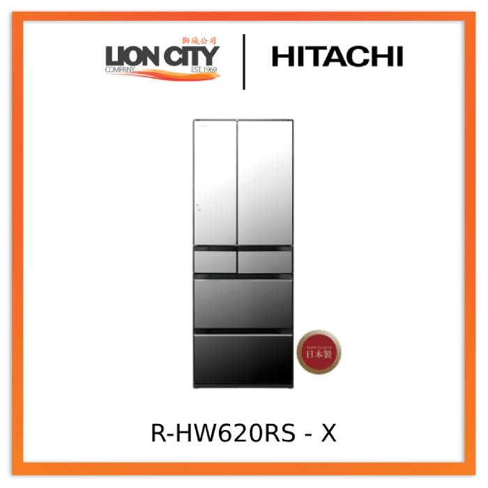 Hitachi R-HW620RS-X/XK/XW 416l Multi-door Fridge