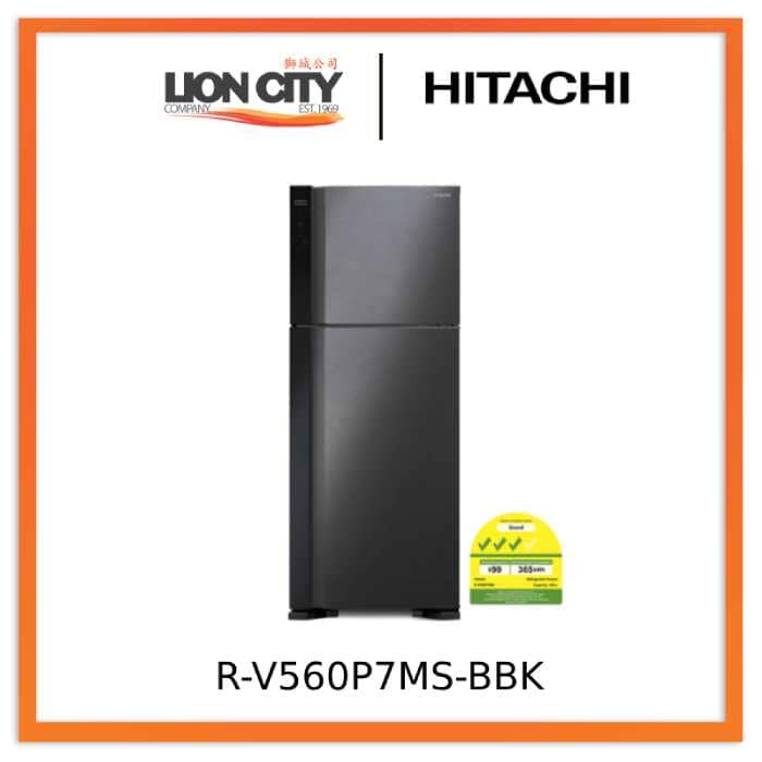 Hitachi R-V560P7MS – BSL / BBK New 2-Door BIG-2 Inverter Refrigerator R-V560P7MS