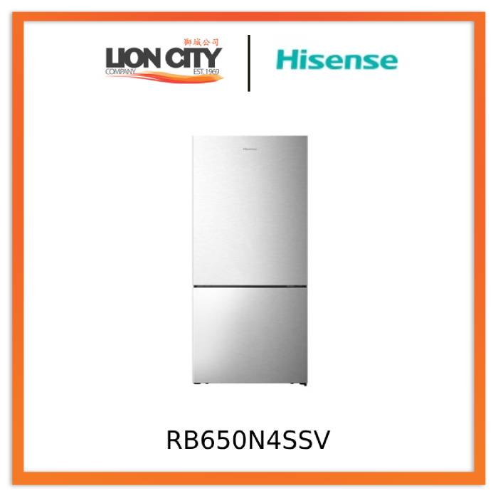 Hisense RB650N4SSV 2 Door Fridge