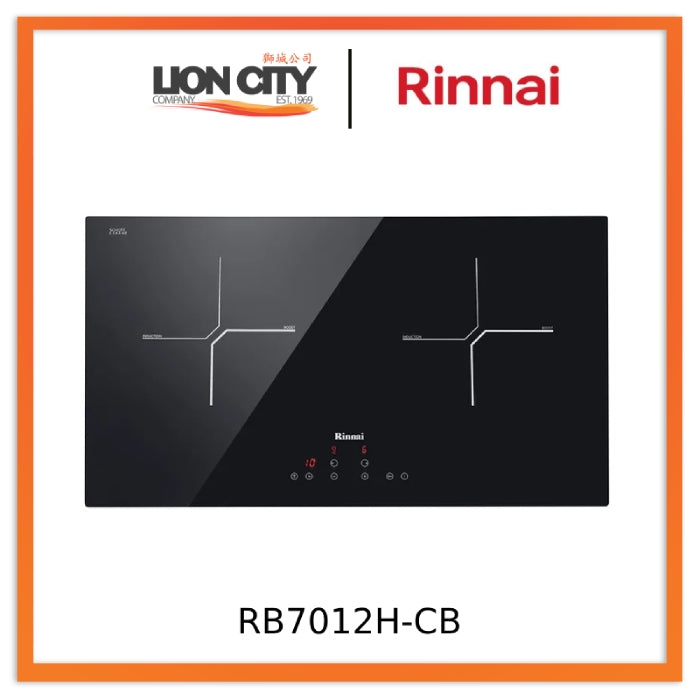 Rinnai 2 Zone 70cm Induction Cooker RB7012H-CB Schott Ceran Glass