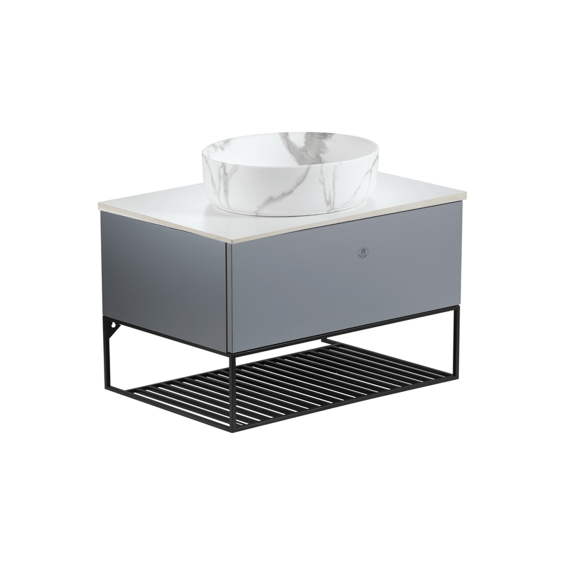 Rubine ARMONIA 80cm Press-To-Open Vanity Cabinet
