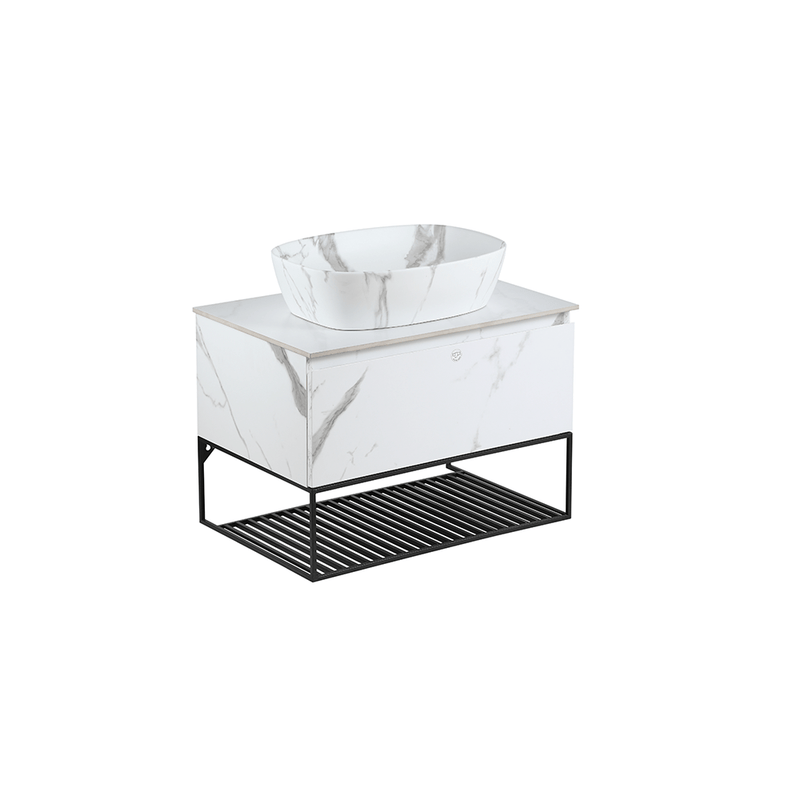 Rubine OPALE 70cm Pull-To-Open Vanity Cabinet