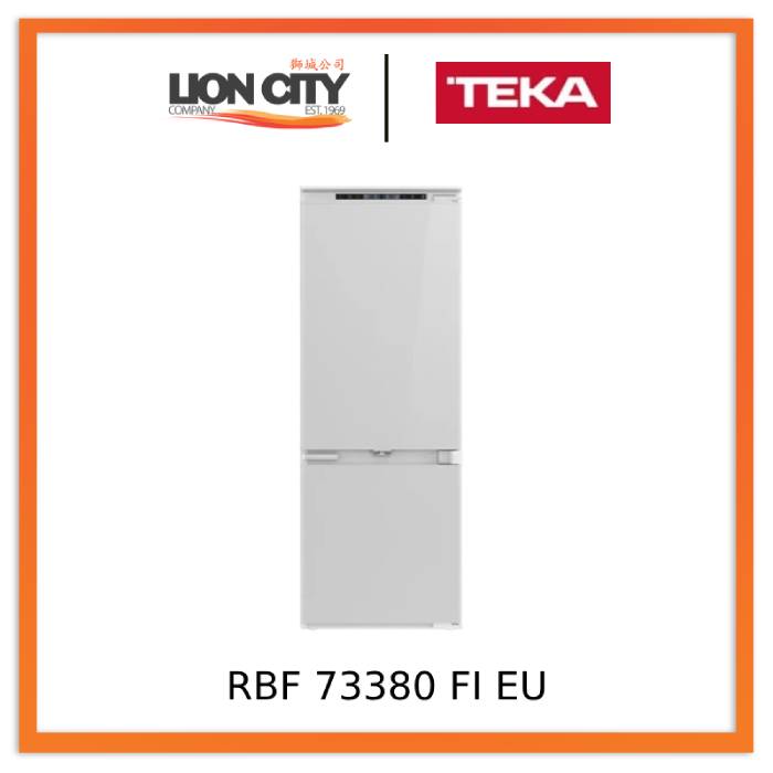 Teka RBF 73380 FI EU 244l Built-in No Frost Combi Refrigerator With Fast Freezing and Fast Cooling Function
