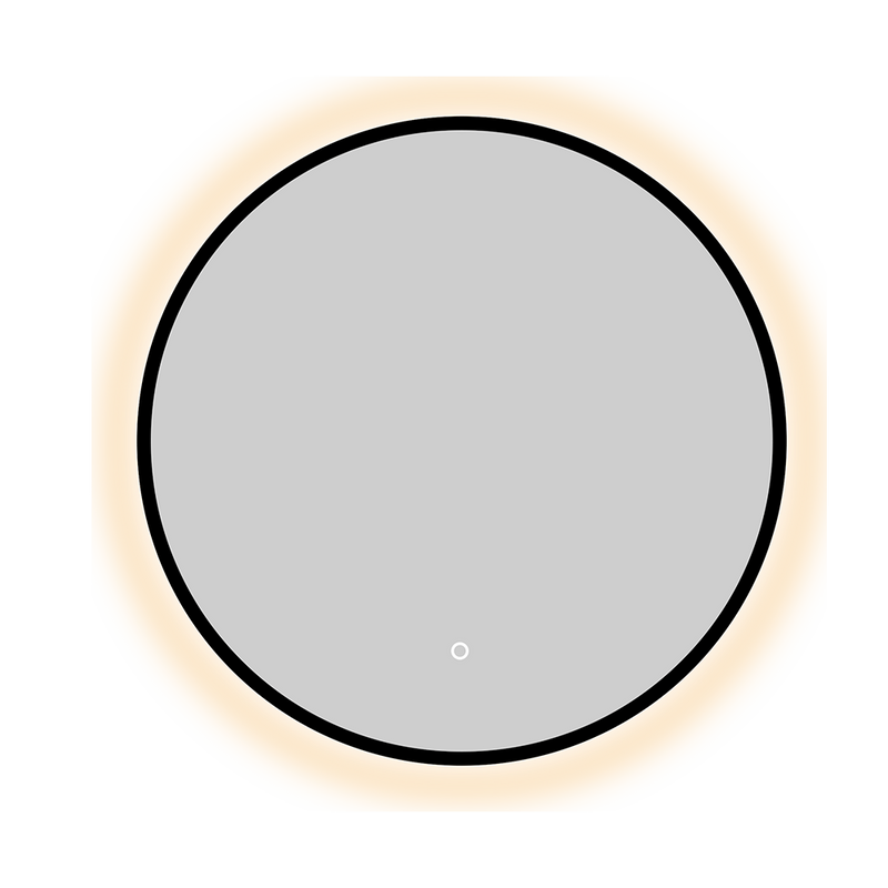 Rubine ACO RBM-ACO-R70LED-BK LED Mirror Matte Black