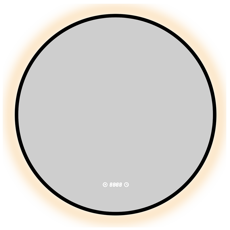 Rubine RBM-ACO-R80LED-BK Frame LED Mirror