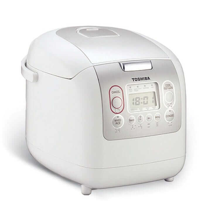 Toshiba 1.0L RC-10NMFEIS Electric Rice Cooker - White