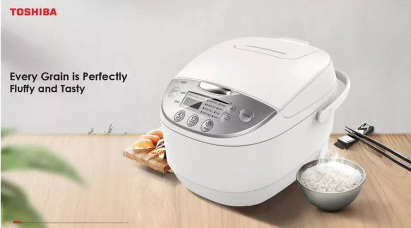 Toshiba 1.8L RC-18DR1NS Digital Rice Cooker - White